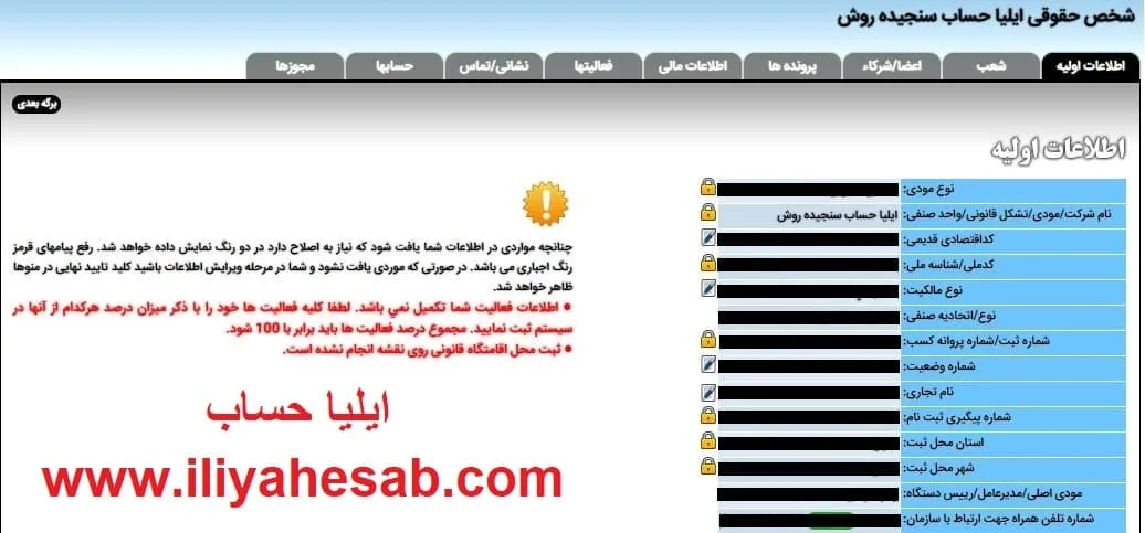 استاندارد جدید (5 سطح فعالیت)
